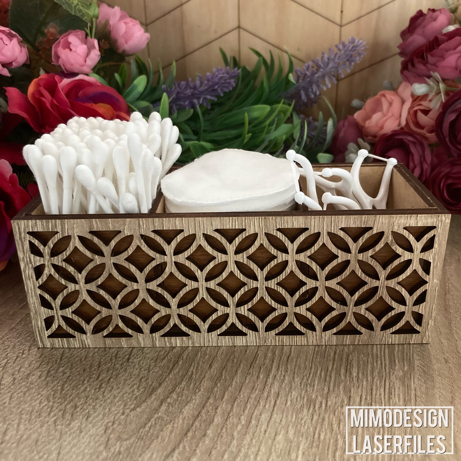 Cue Tips Cotton Balls Makeup Toothpicks Make up Holder 3 Etsy