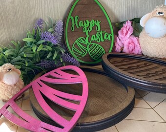 Easter Egg Trays, 2 sizes, 6 designs incl. scrap signs *Digital files only*