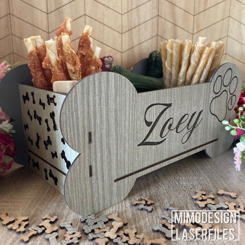 Dog Bone Treats Box for Snacks Toys Shampoo Leashes Etsy