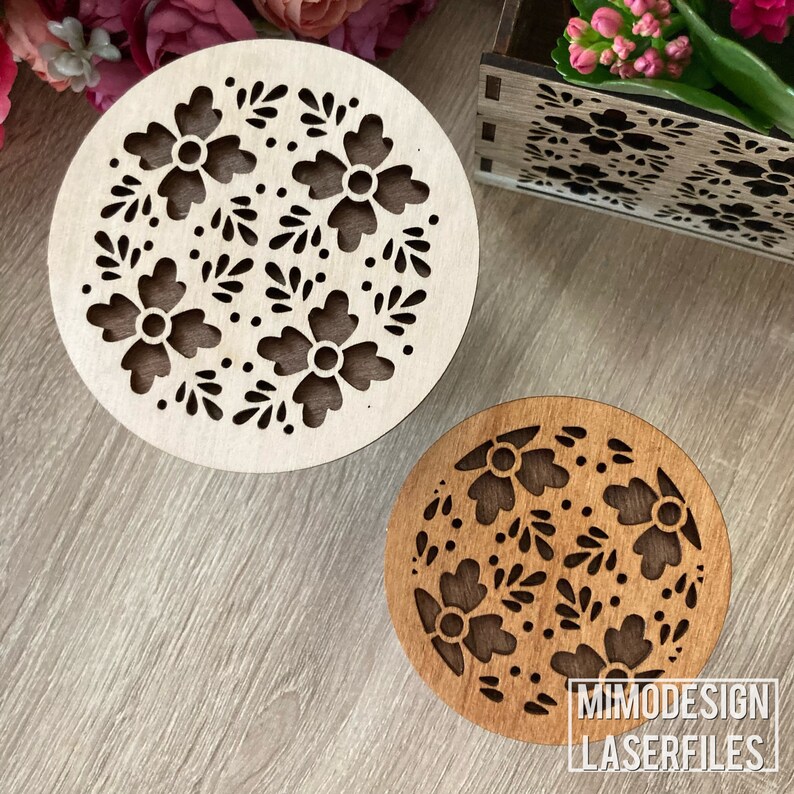 File for making candle lids, dust cover for IKEA's SINNLIG scented candles, laser cut pattern digital files only svg dxf Glowforge image 3