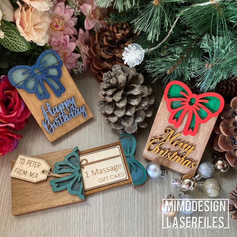 thumbnail image 2 of Guardian Gift Card Envelopes With Bow – 6 Pack – Small 2.5 X 3.63 Inches – USA Made 2 of 6
