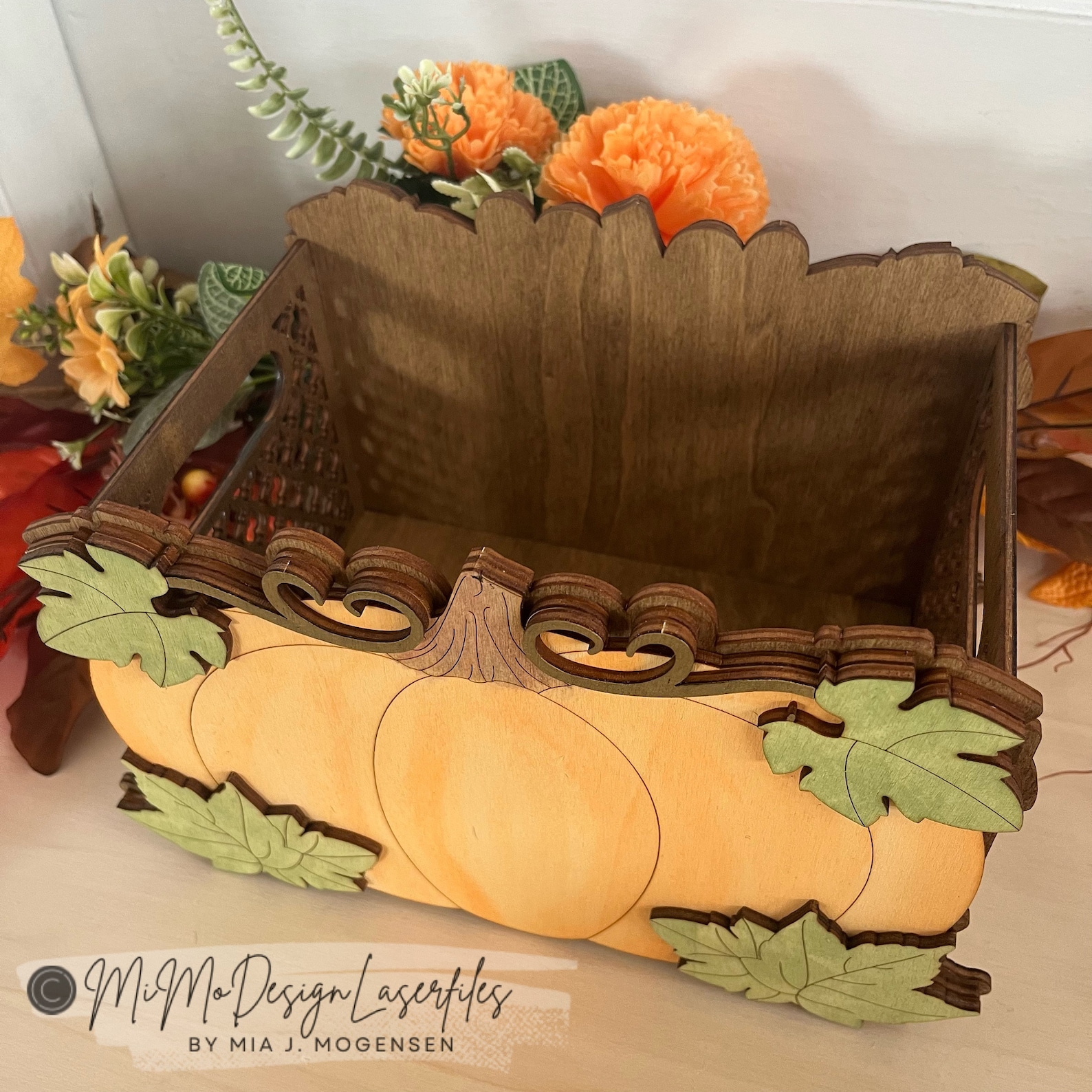 Printable Fall Boxes Pumpkin Autumn / Fall Boxes Bundle Big + Mini for Holding Wine, Decor ...