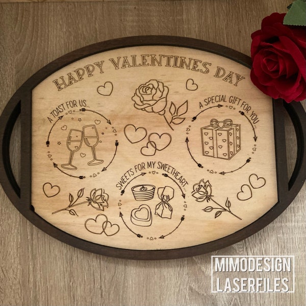 Valentine Lazy Susan Svg Etsy
