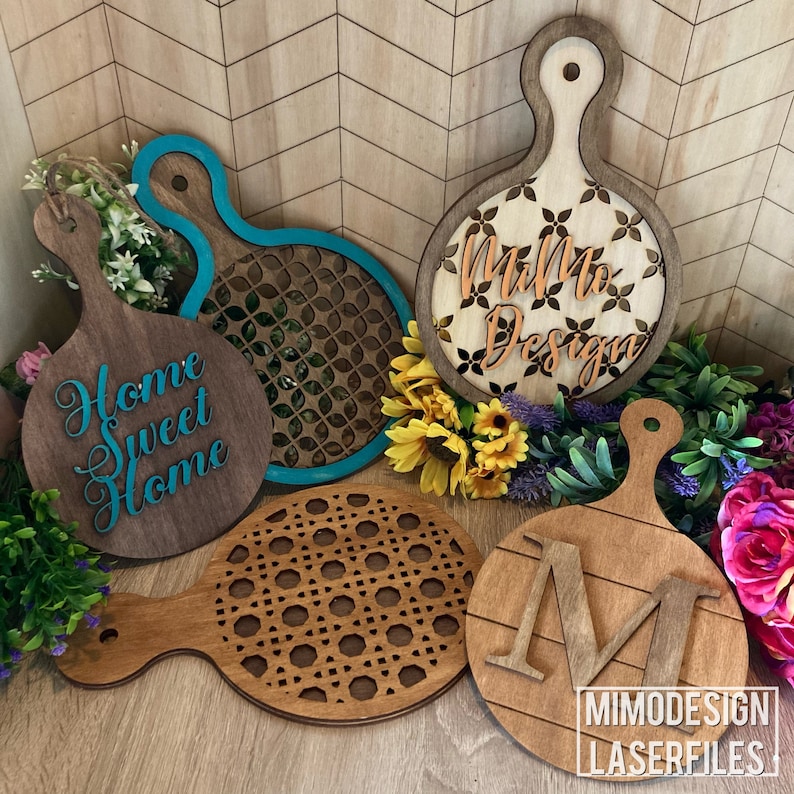 Trivets Cutting Board Hangers Signs for Personalization Mix Etsy