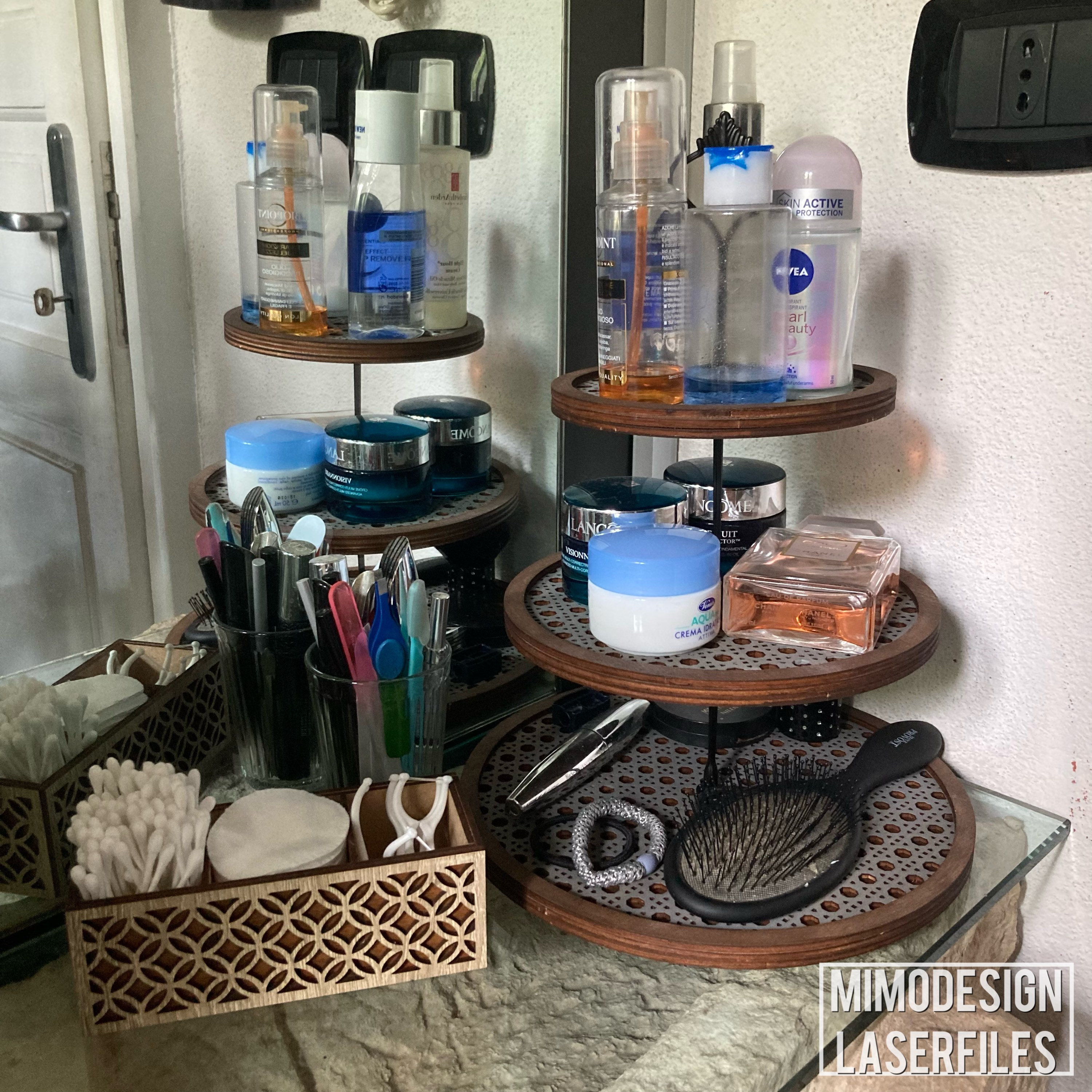 Cue Tips Cotton Balls Makeup Toothpicks Make up Holder 3 Etsy