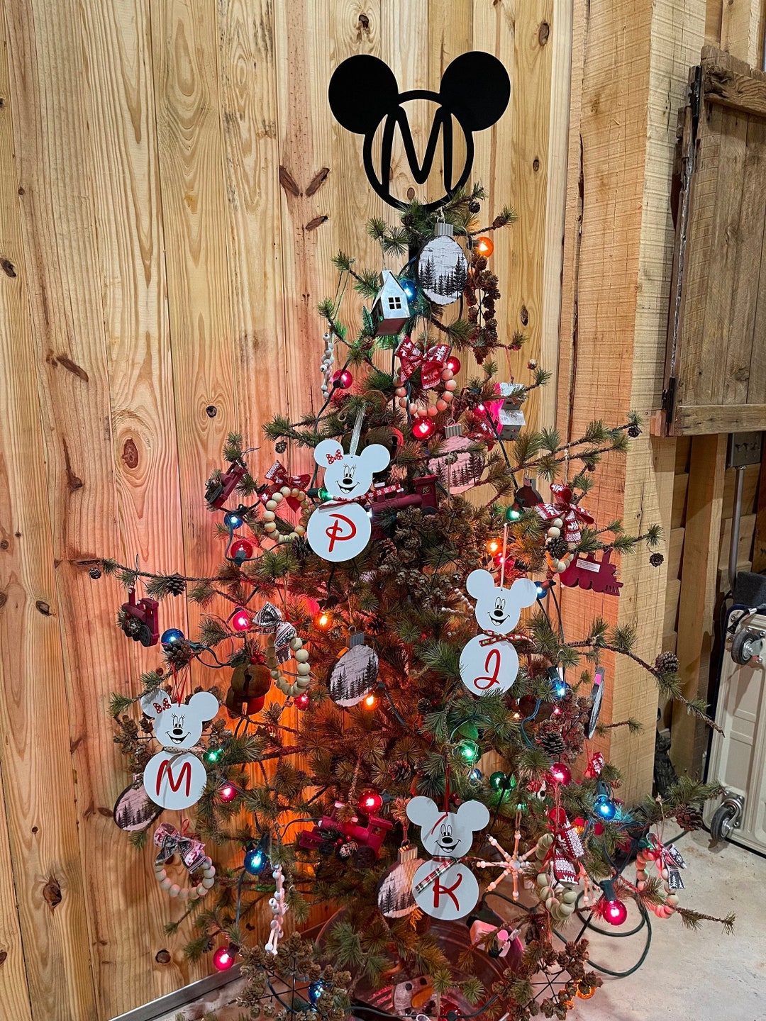 Mickey Mouse Disney 100 Christmas Tree Decorations Unique Custom Shape Xmas  Ornament - Masteez