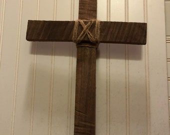 Black Walnut Cross (Semi-Planed)