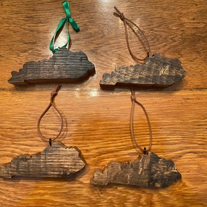 Kentucky cutout from Bourbon Barrel Stave