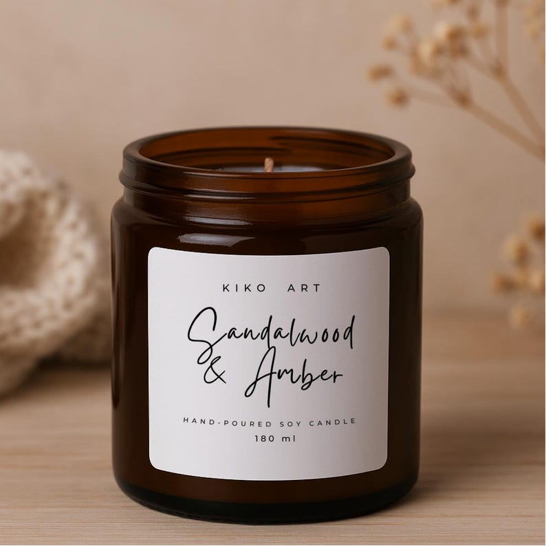 180ml soy candle
