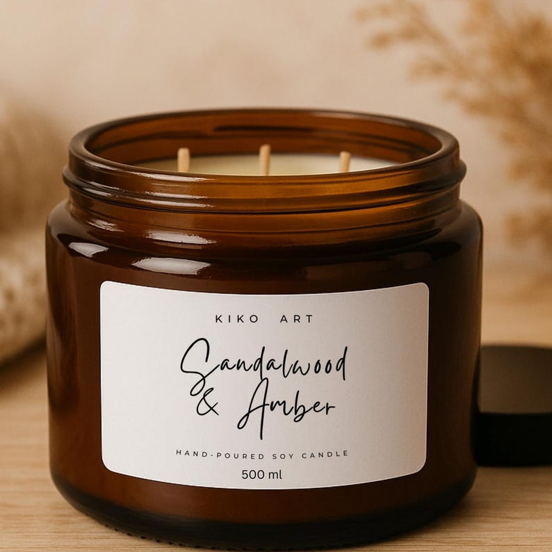 500ml soy candle