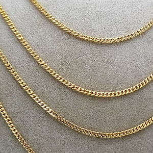 17k Gold Chain Etsy Canada