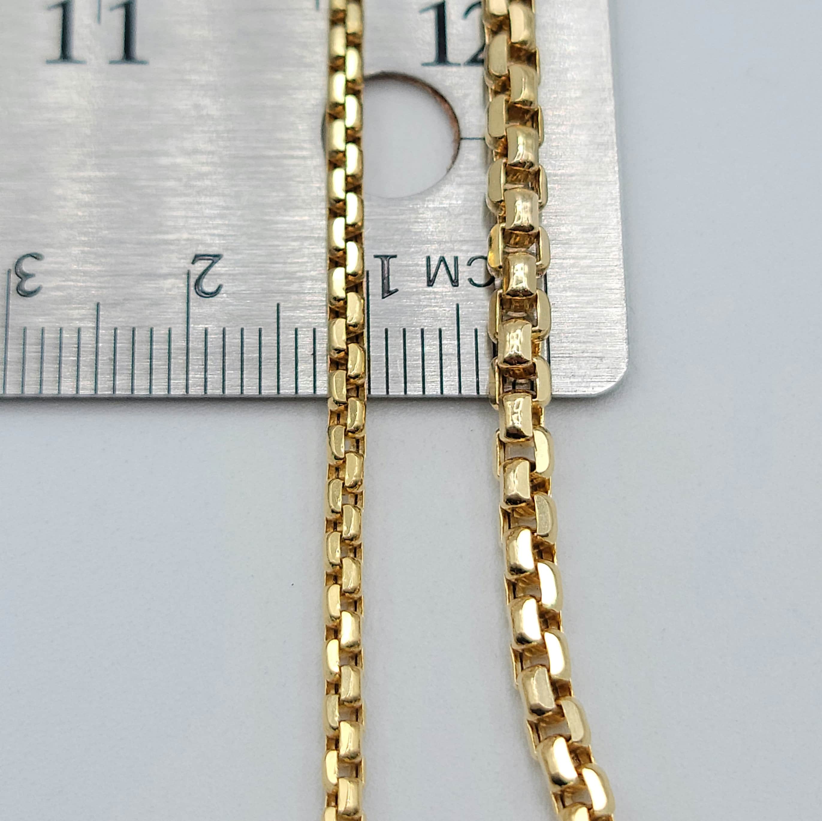 14 karat gold box cheap chain