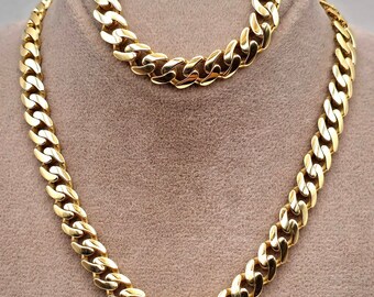 超高品質！大迫力！ショートバックル マイアミ チェーン ゴールド ブレスレット il_340x270.6015771548_plib.jpg