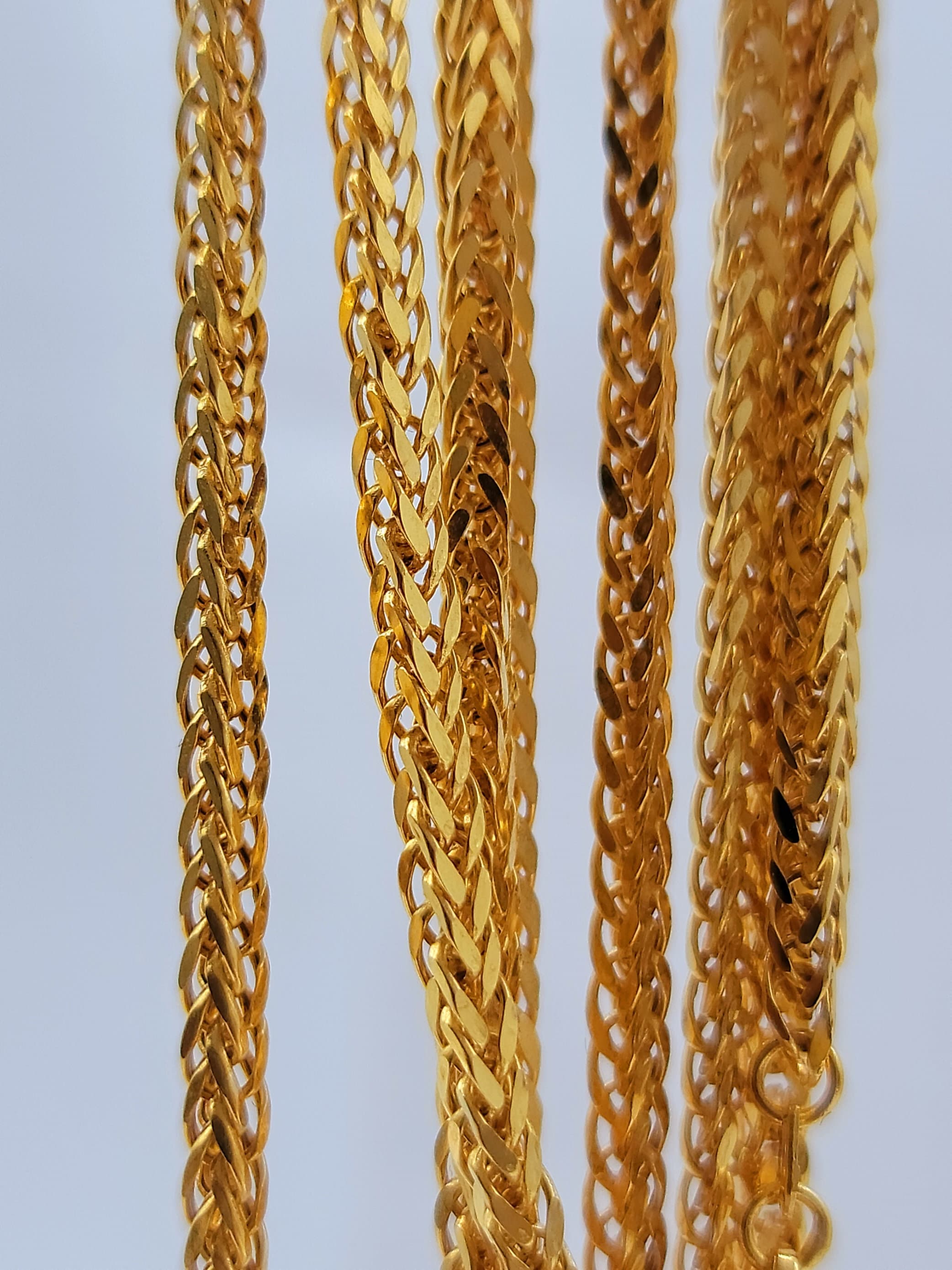 Pure 18k gold online chain
