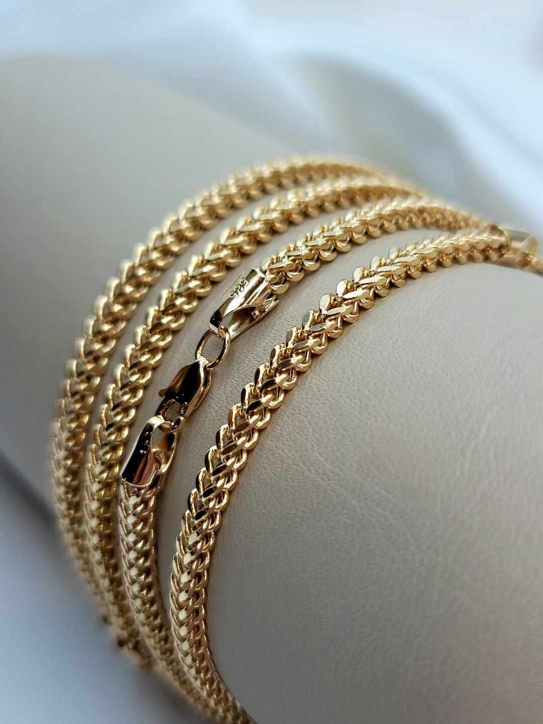 Mens gold franco bracelet Clearance