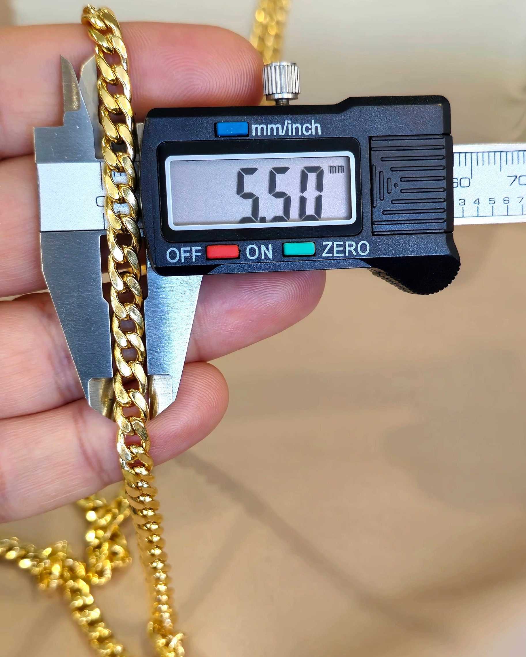 Catena Cubana Miami In Oro 14k: 2,90 Mm/3,70 Mm - Foto 7