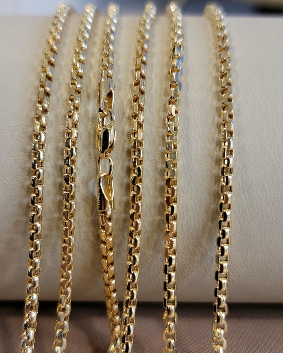 Collana in oro 18kt. con maglie a catena e diamanti taglio brillante