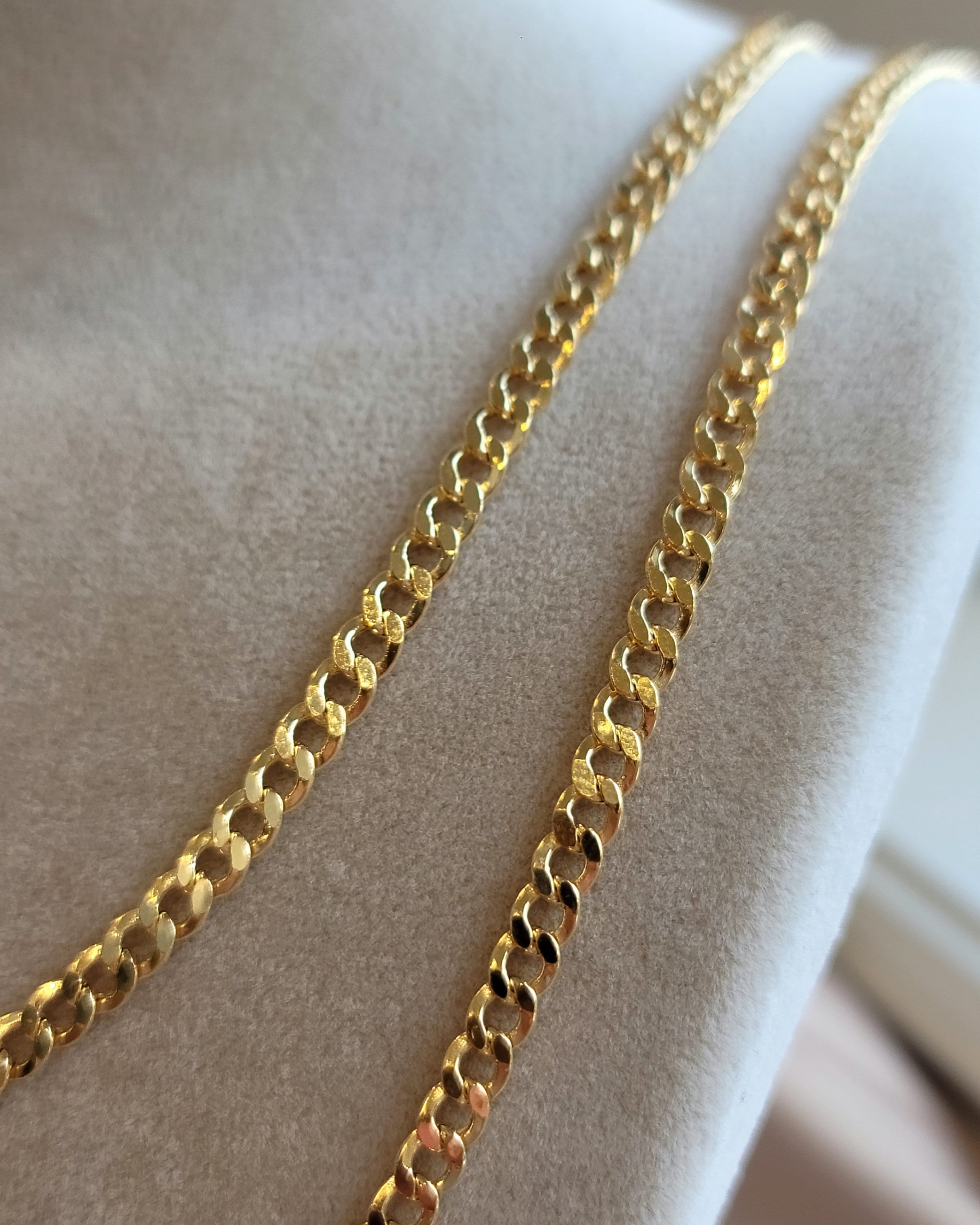 Catena Cubana Miami In Oro 14k: 2,90 Mm/3,70 Mm - Foto 12