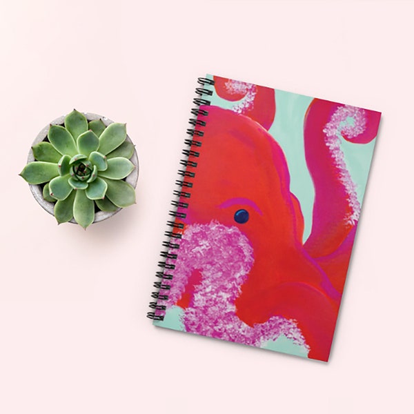 Octopus Notebook - Etsy