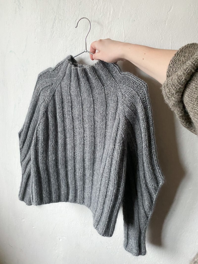 Knitting Pattern for Midnight Jumper, Sweater Knitting