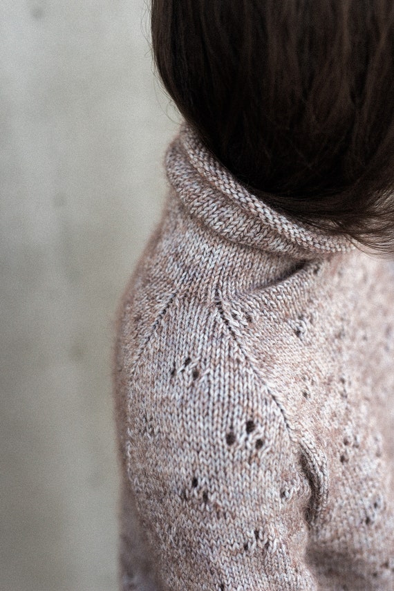 Knitting Pattern for Foxy Steps Sweater, Sweater Knitting