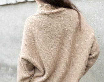 Classic Knit Sweater Pattern – Top Down, Seamless (English PDF)
