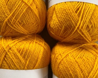 Ruke knit Fil de laine - Jaune orange (272), 100g