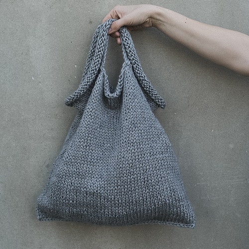 Knitting Pattern for Crazy Market Bag Market Bag Knitted Etsy