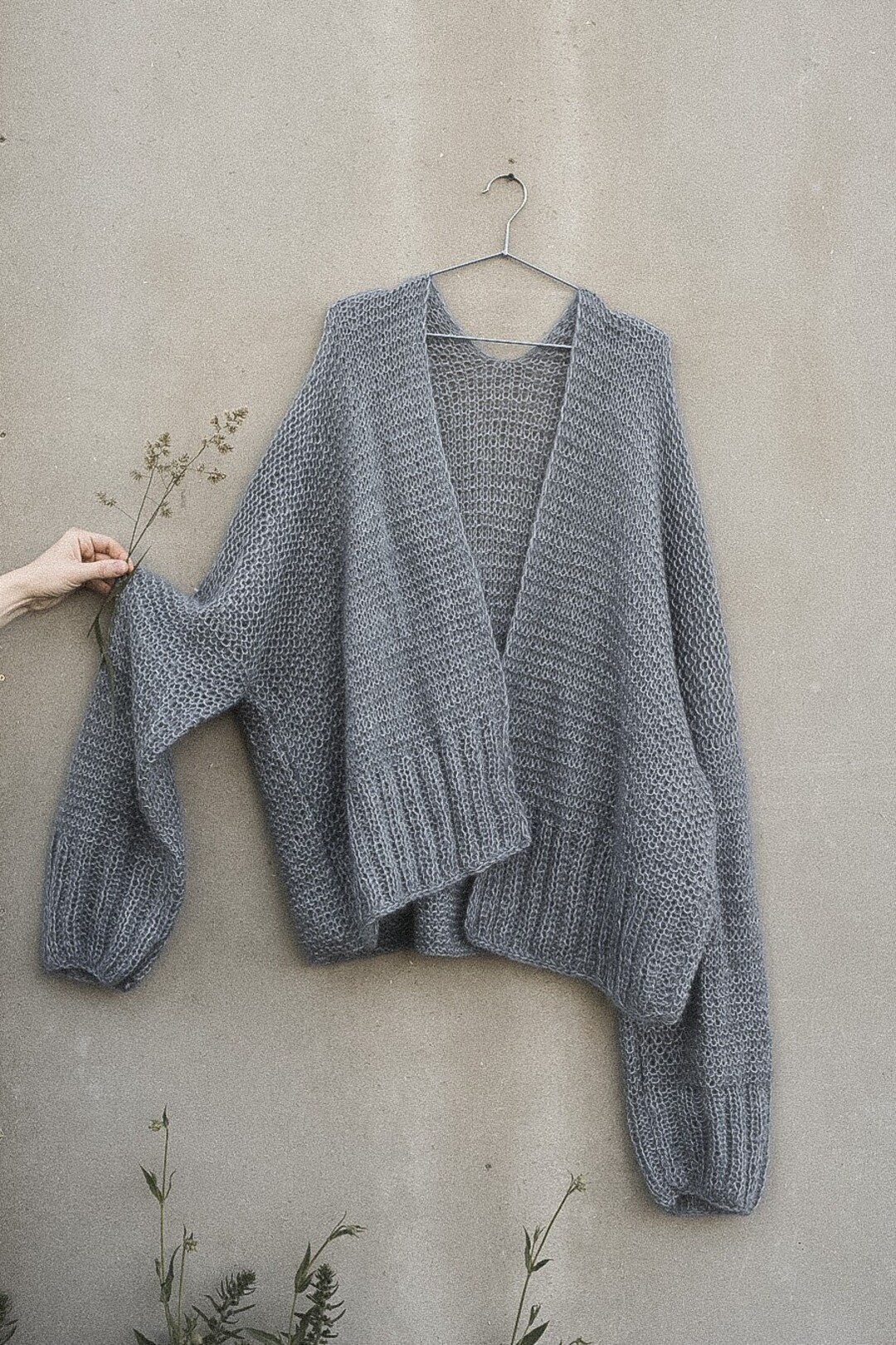 murral Framed flower knit short cardigan レディース