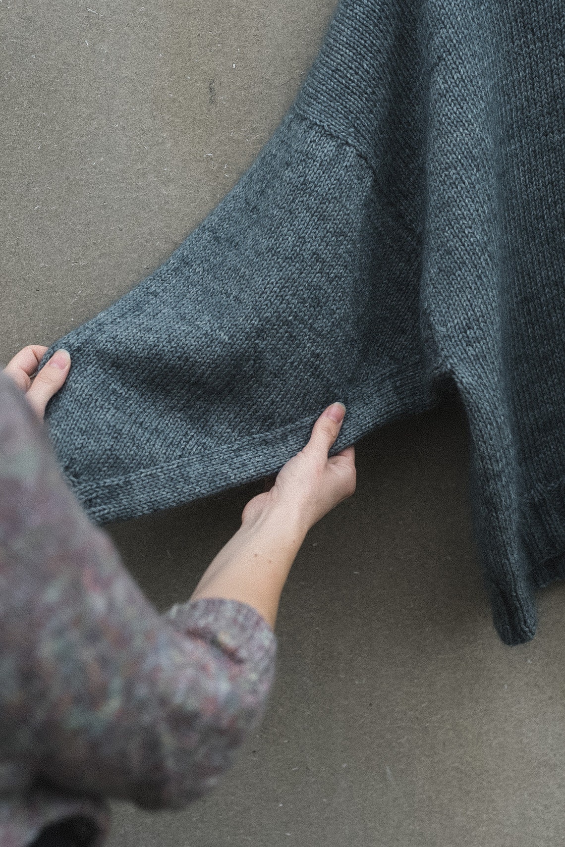 Oversize Crew Neck Sweater Knitting Pattern, April Jumper (PDF Pattern ...