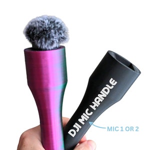 DJI Mic and Mic 2 Handle, Many Colors, Portable Ergonomic Grip for Enhanced Audio Recording