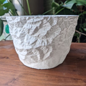 Himalaya Blumentopf | 3D gedruckte topographische Karte | Gebirgszug | Blumentopf für innen | Einzigartige Wohnkultur | PLA | Benutzerdefinierte Farben