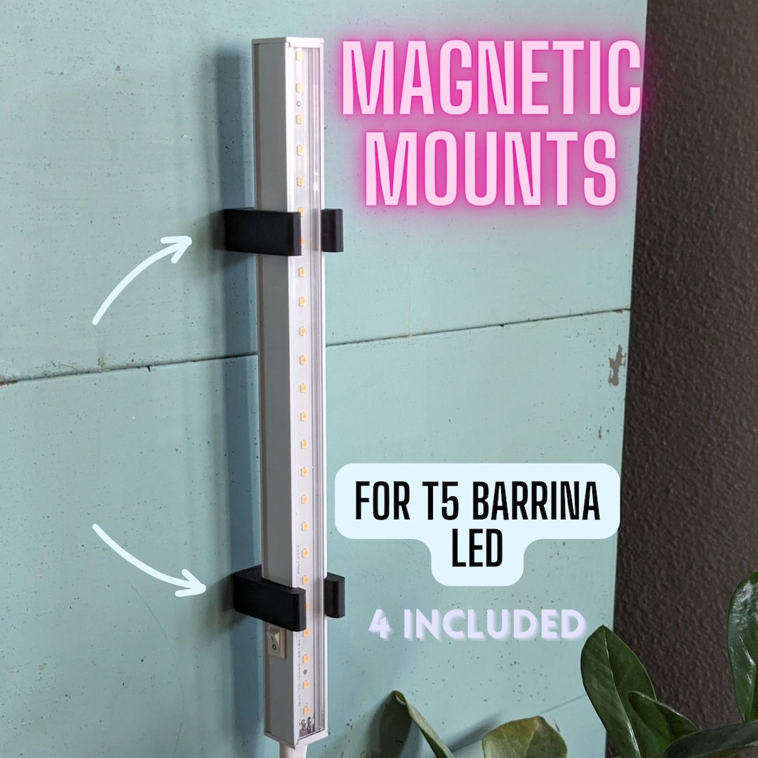 Led Magnets Barrina T5 LED Magnet Mounts(4 Included per Order) Minimal Design ...