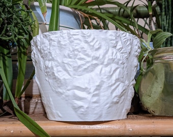 3D Printed Cascades Planter: Topographical Mountain Range Decor