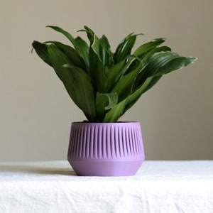Abstract 3D Printed Planter: Mid Century Modern Home Decor