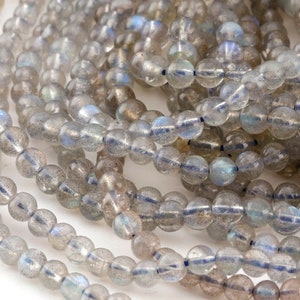 Natural Labradorite  Round Beads, Jewelry Making Necklace Gemstone ,Smooth Polished, Semi Precious Gemstone