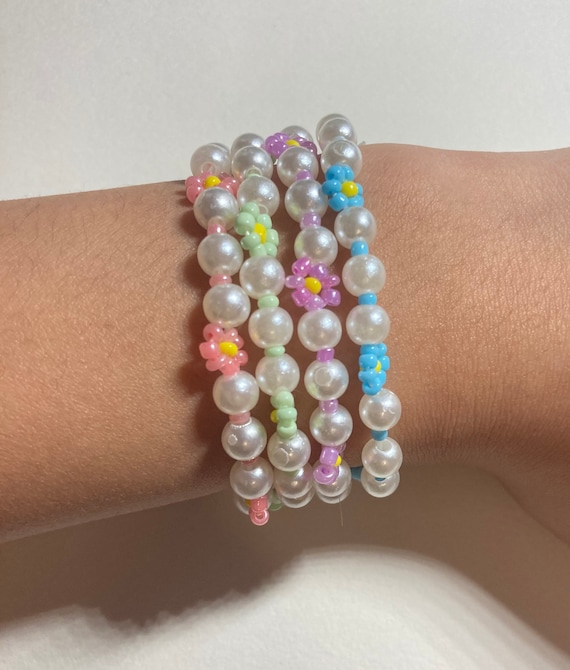 Seed Bead Bracelet Set Multi Color Stackable , Tiny Bead Bracelet, Beaded  Bracelet, Handmade Jewelry - Etsy | Tiny bead bracelet, Seed bead bracelets,  Small bead bracelet