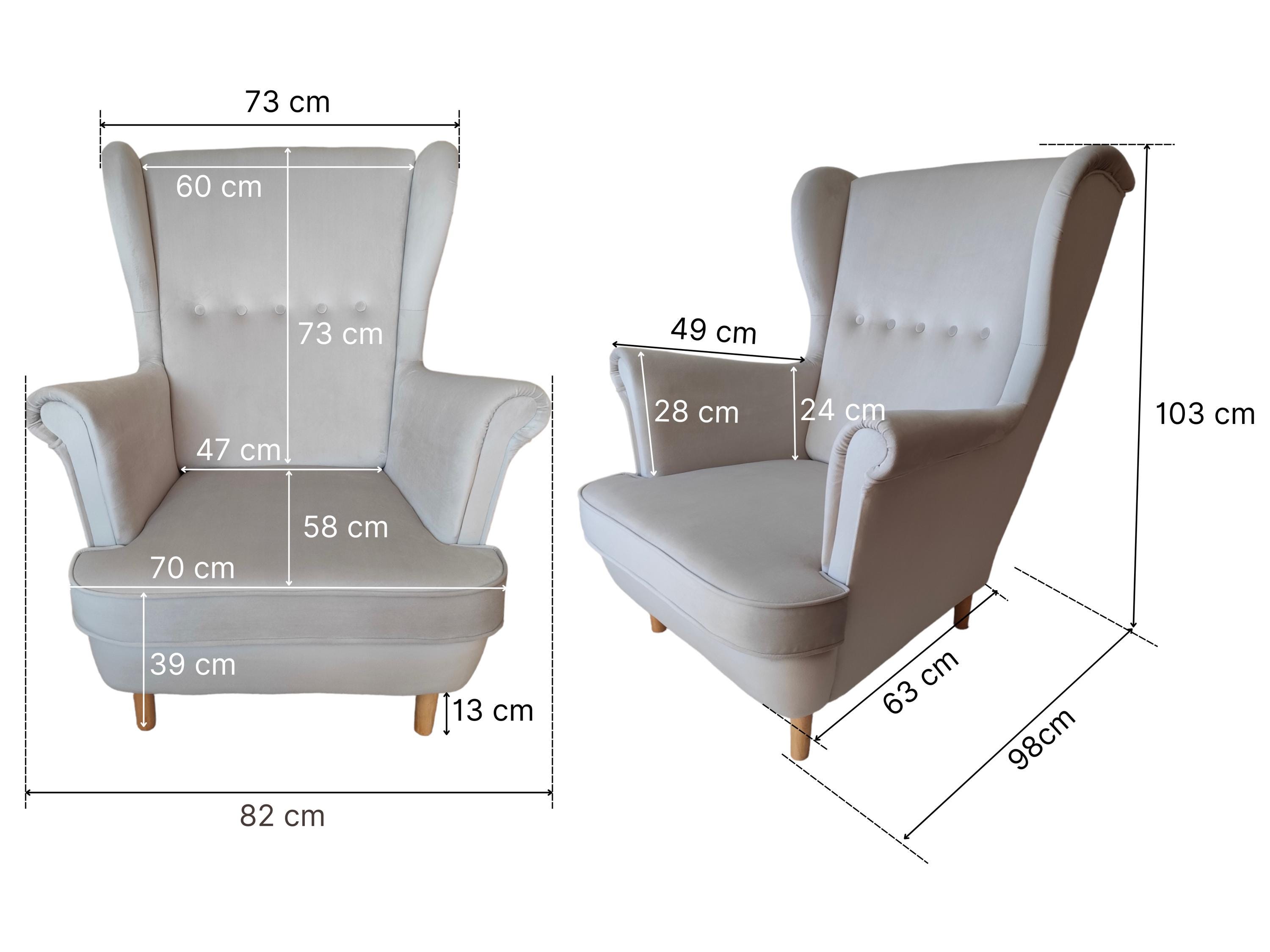 Ukuran armchair hotsell