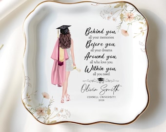 Graduation Jewelry Dish, Gifts for Her, For Daughter, End of Year Gifts, Class Of 2026