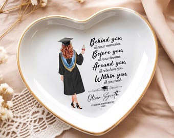Graduation Jewel Dish, Gifts for Her, College Grad Gift for Daughter