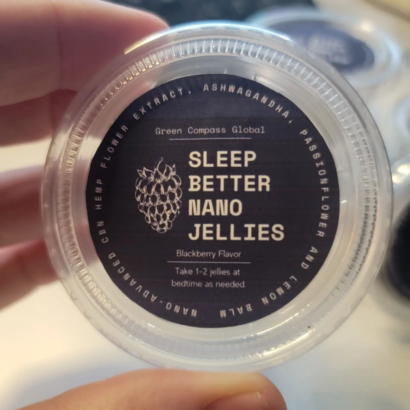 Sleep Better Nano Jellies Sample Label PNG Etsy