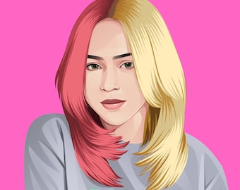 Custom Cartoon Portrait – Personalized Couple or Family Illustration, Unique Vector Art Drawing, Anniversary or Birthday Gift