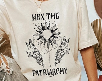 Hex The Patriarchy Shirt: Feminist Witch Halloween Tee
