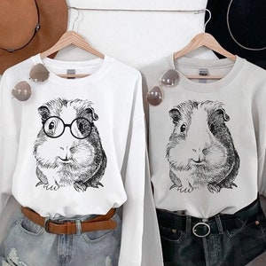 Guinea Pigs Shirt,  Guinea Pigs With Glasses, Cute Guinea Pigs Shirt, Gift For Guinea Pig Lovers, Guinea Pig