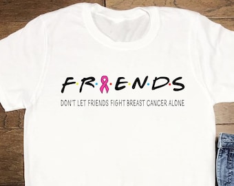Friends Cancer Support Shirt: Ribbon Awareness Tee