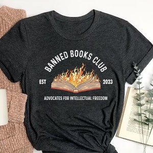 Banned Books Club Shirt : Baumwoll-T-Shirt für Leser