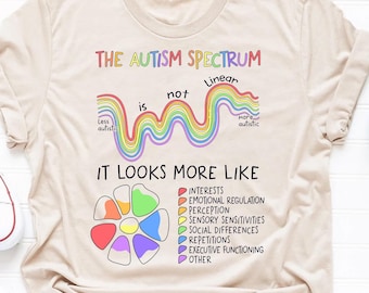 Autism Spectrum Shirt, ADHD ASD Neurodiversity Shirt, Teacher Support,  Autism Awareness, Autism Acceptance, Autism Month Shirt