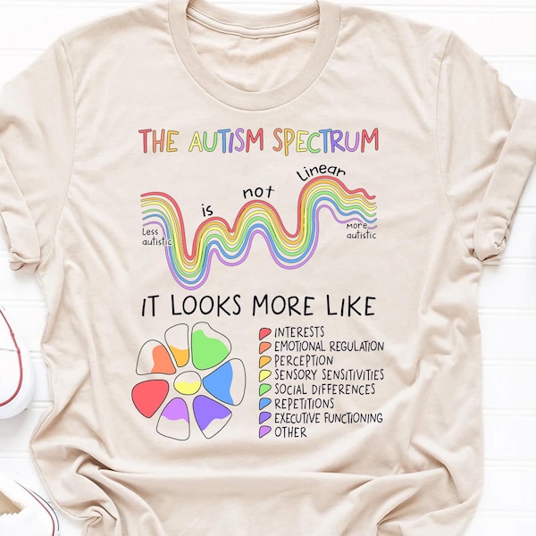 Autism Spectrum Cotton Shirt: Neurodiversity Teacher Support