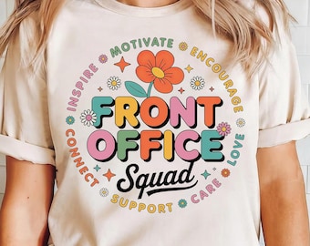 Retro Front Office Squad Shirt: Secretary Assistant Tee