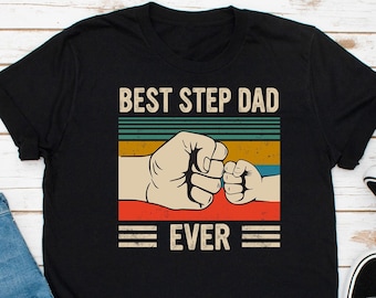 Lustiges Stiefvater T-Shirt, Vintage Vatertagsgeschenk